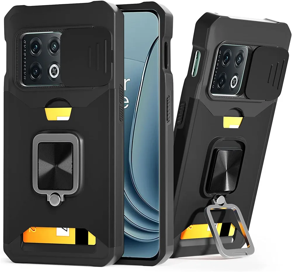 OnePlus 10 Pro Case - Hard Slider Window with Camera Cover & Ring